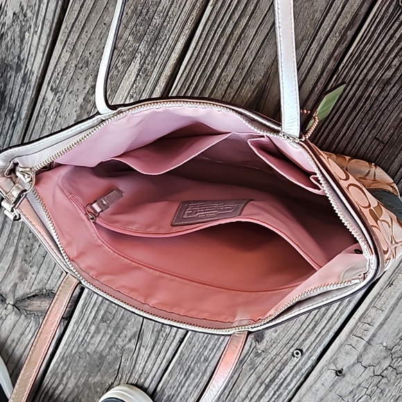 Coach Multicolor Monogram Handbag - Picture 3 of 5